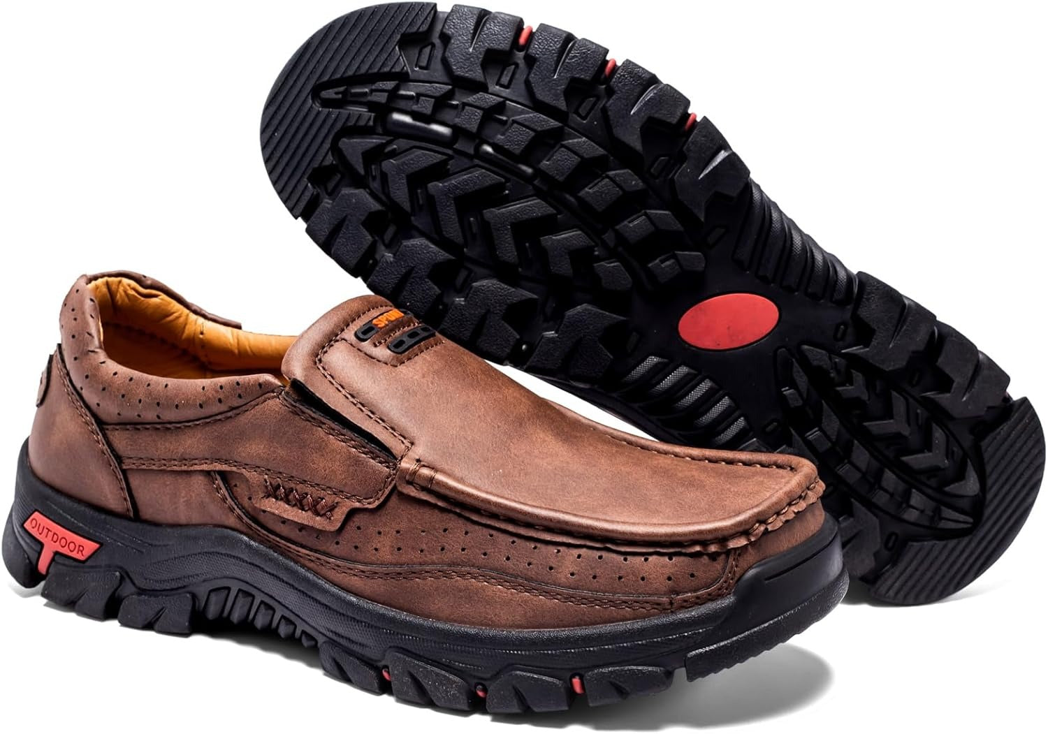 Orthopedic Walking Genuine Leather Slip-On Loafers