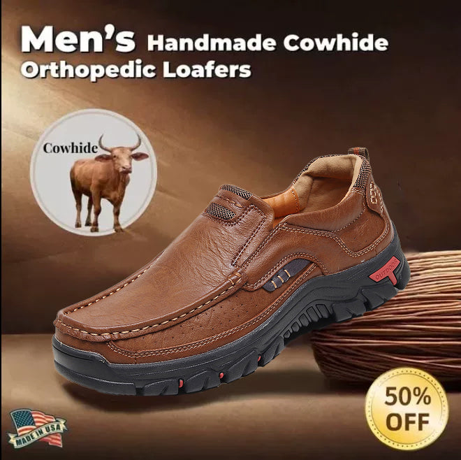 � 50% off - 2025 Newest Men's Orthopedic Leather Loafers