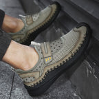 â�°Last Day! 60% OFF ğŸ”¥souatsoleÂ® Men's Handcrafted Genuine Leather Breathable Outdoor Sneakers