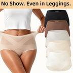 DAVID ARCHY Women's Classic Panties, 5-Pack Seamless High Waist Essential Underwear for Women