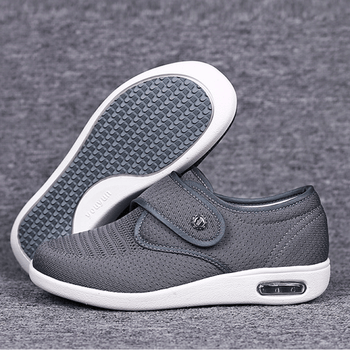 souatsole™ Soft and comfortable orthotic arch support width shoes for swollen feet Black