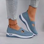 Women's comfortable breathable knitted sneakers