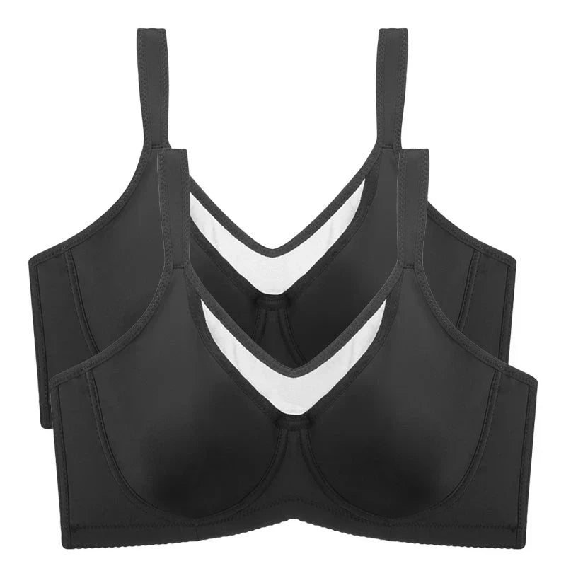 Elegant Sheer Full Coverage Plus Size Bra