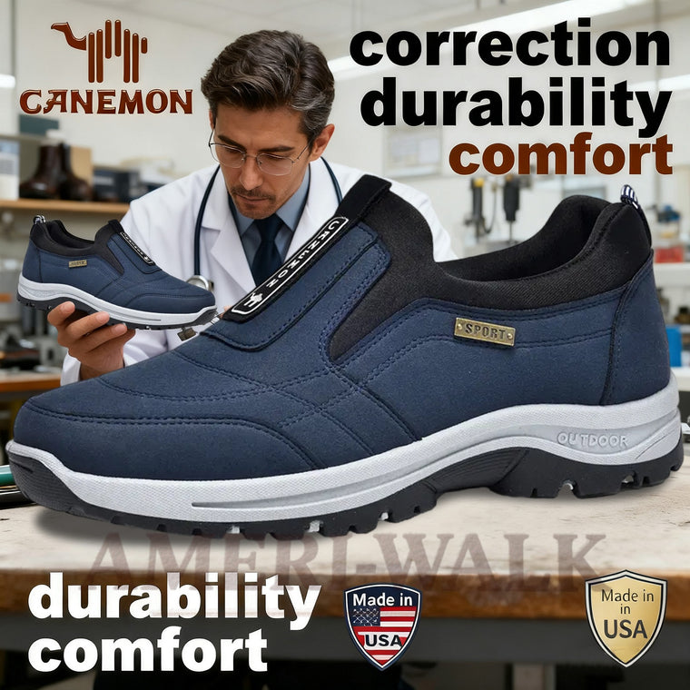 souatsoleâ„¢â�°Promotion - 70% OFFğŸ”¥ Men Casual Leather Loafer Orthopedic Walking Shoes