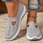 Women's comfortable breathable knitted sneakers