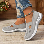 Women's comfortable breathable knitted sneakers