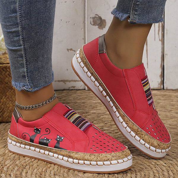 ðŸ”¥LAST DAY 70% OFF - Women Comfortable Hollow Lightweight Low Top Slip On