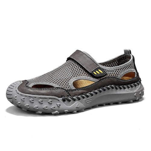 â�°Last Day! 60% OFF ğŸ”¥Men's   Cowhide Breathable Mesh Sandals