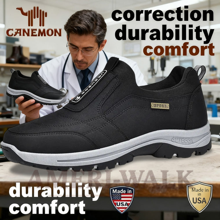 souatsoleâ„¢â�°Promotion - 70% OFFğŸ”¥ Men Casual Leather Loafer Orthopedic Walking Shoes