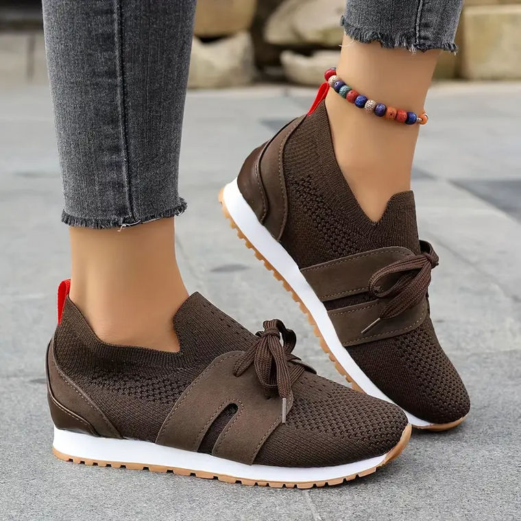 Women’s Breathable Flying Woven Orthopedic Sneakers