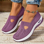 Women's comfortable breathable knitted sneakers