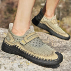 â�°Last Day! 60% OFF ğŸ”¥souatsoleÂ® Men's Handcrafted Genuine Leather Breathable Outdoor Sneakers