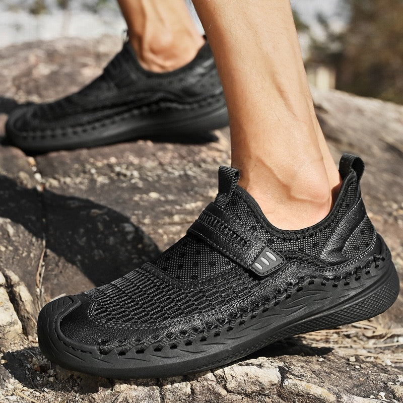 â�°Last Day! 60% OFF ğŸ”¥souatsoleÂ® Men's Handcrafted Genuine Leather Breathable Outdoor Sneakers
