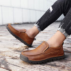â�°Last Day! 60% OFF ğŸ”¥souatsoleÂ®Men's Handcrafted Cowhide Orthopedic Loafers