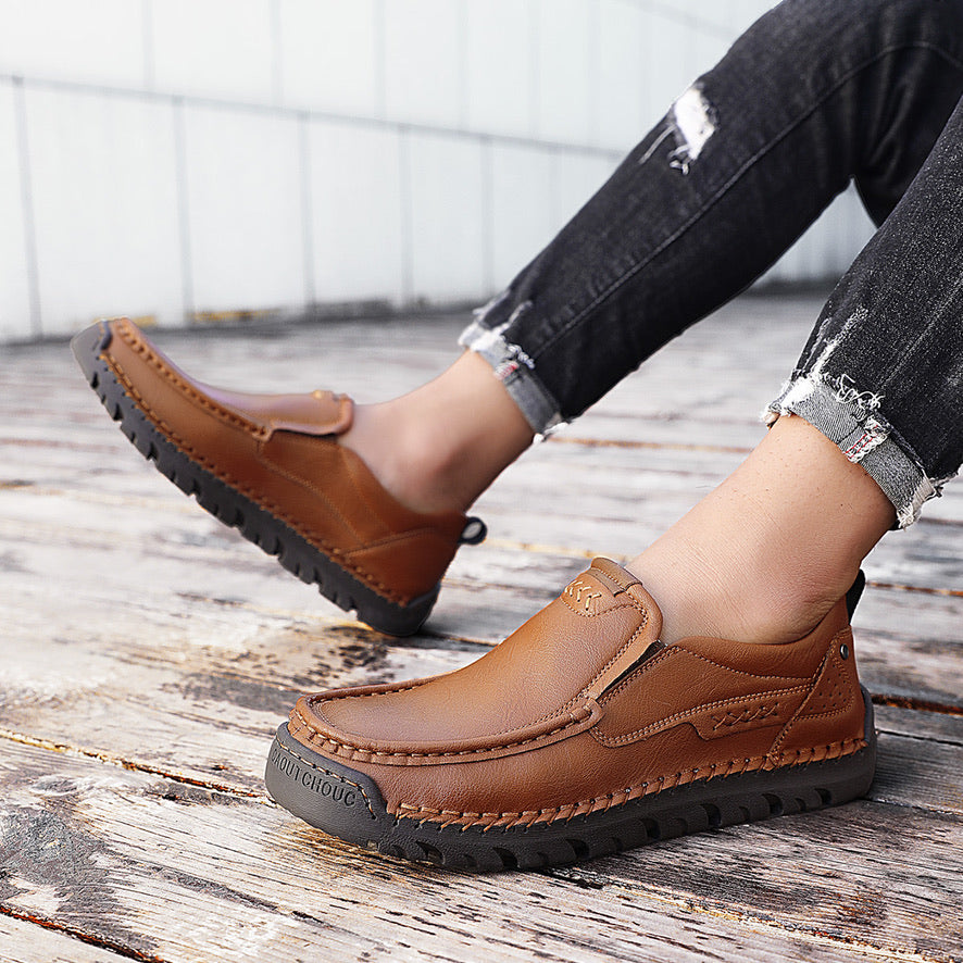 â�°Last Day! 60% OFF ğŸ”¥souatsoleÂ®Men's Handcrafted Cowhide Orthopedic Loafers