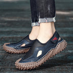 â�°Last Day! 60% OFF ğŸ”¥EnjerrÂ®Menâ€˜s Genuine Leather Mesh Breathable Outdoor Sandals