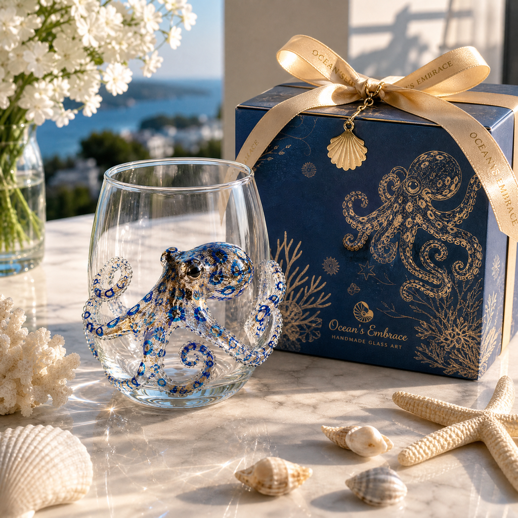 🌊✨ 2026 Limited Edition: Deep Sea Dream - Glass Teacup 🐳☕