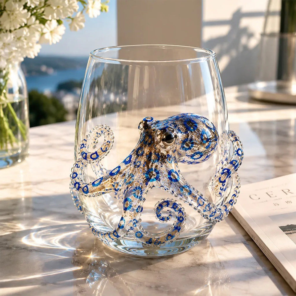🌊✨ 2026 Limited Edition: Deep Sea Dream - Glass Teacup 🐳☕
