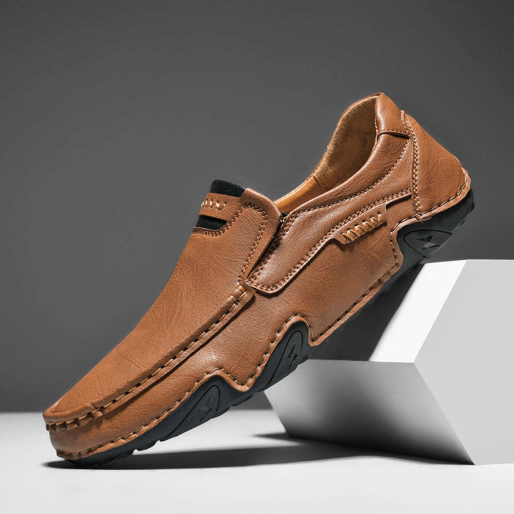 Last Day 60% OFFğŸ”¥â�±ï¸�Christmas Promotionâ�±ï¸�ğŸ”¥Men's genuine calfskin leather Slip-On Loafers