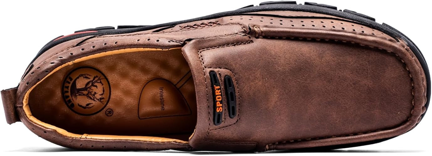 Orthopedic Walking Genuine Leather Slip-On Loafers