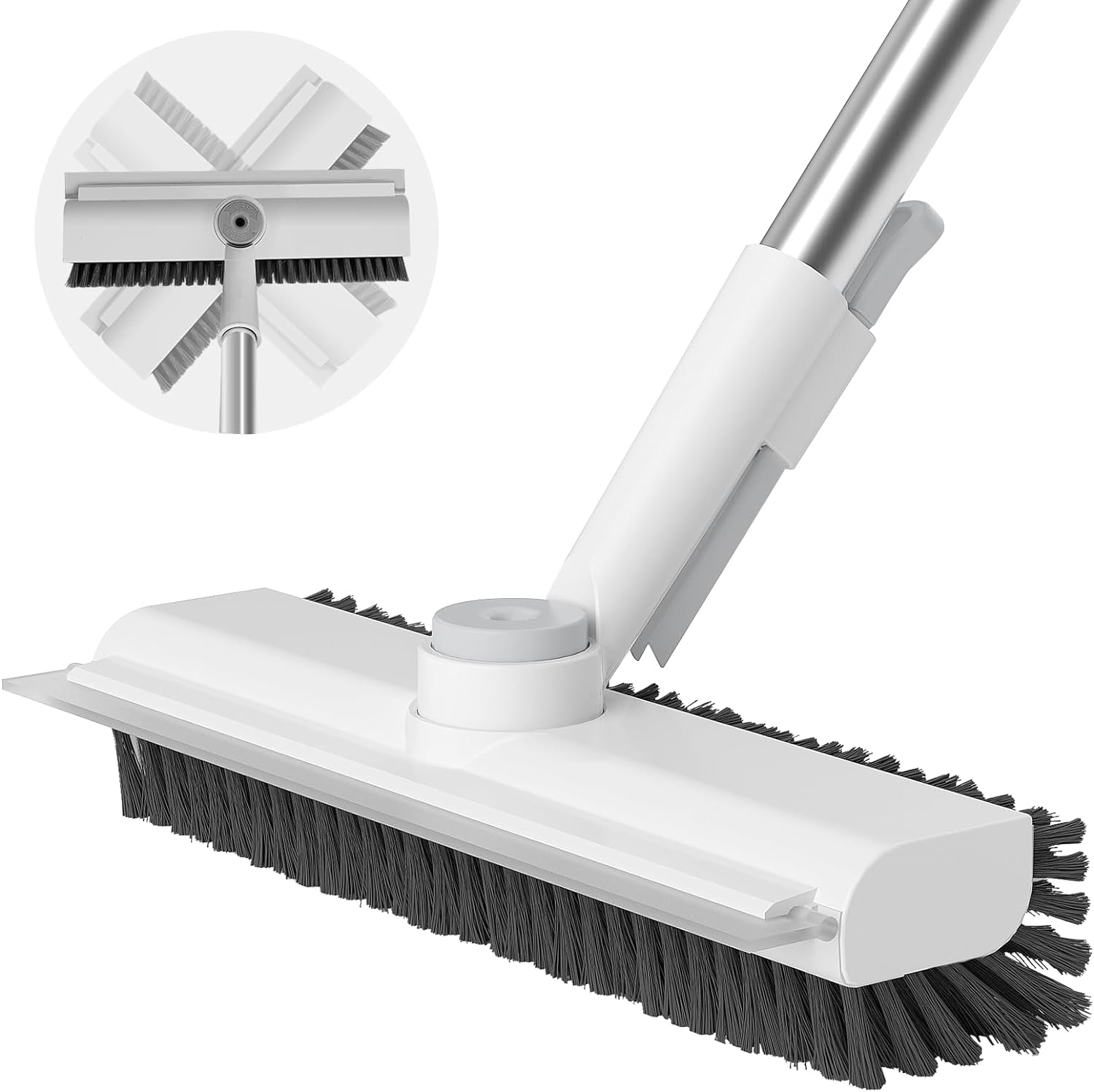 3-in-1 Long Handle Floor Scrub Brush