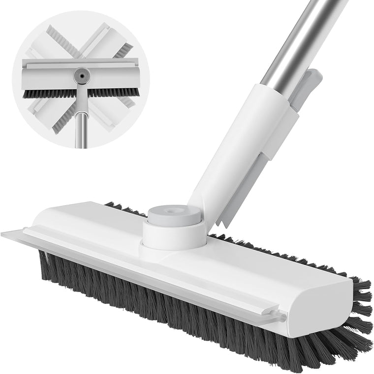 3-in-1 Long Handle Floor Scrub Brush