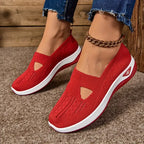 Women's comfortable breathable knitted sneakers