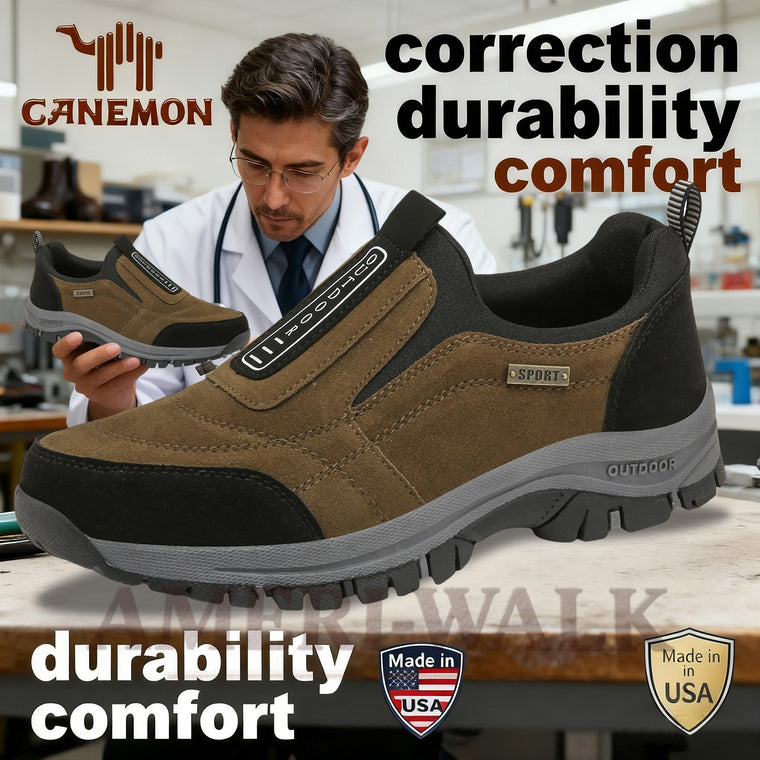 souatsoleâ„¢â�°Promotion - 70% OFFğŸ”¥ Men Casual Leather Loafer Orthopedic Walking Shoes