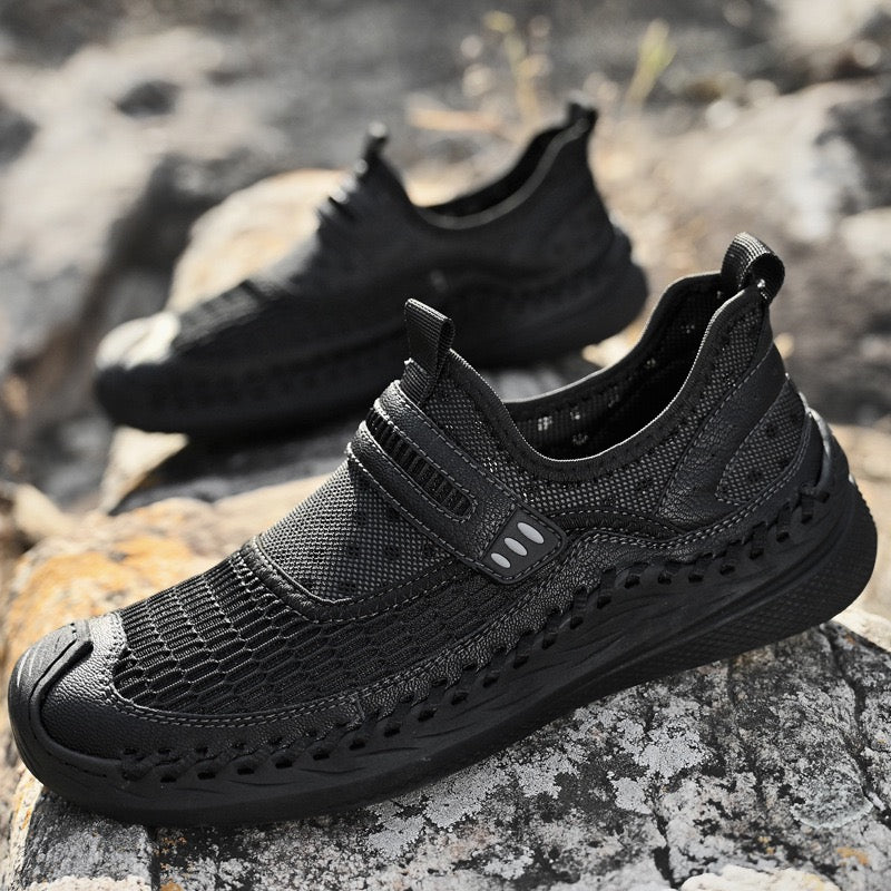 â�°Last Day! 60% OFF ğŸ”¥souatsoleÂ® Men's Handcrafted Genuine Leather Breathable Outdoor Sneakers