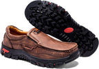 Orthopedic Walking Genuine Leather Slip-On Loafers