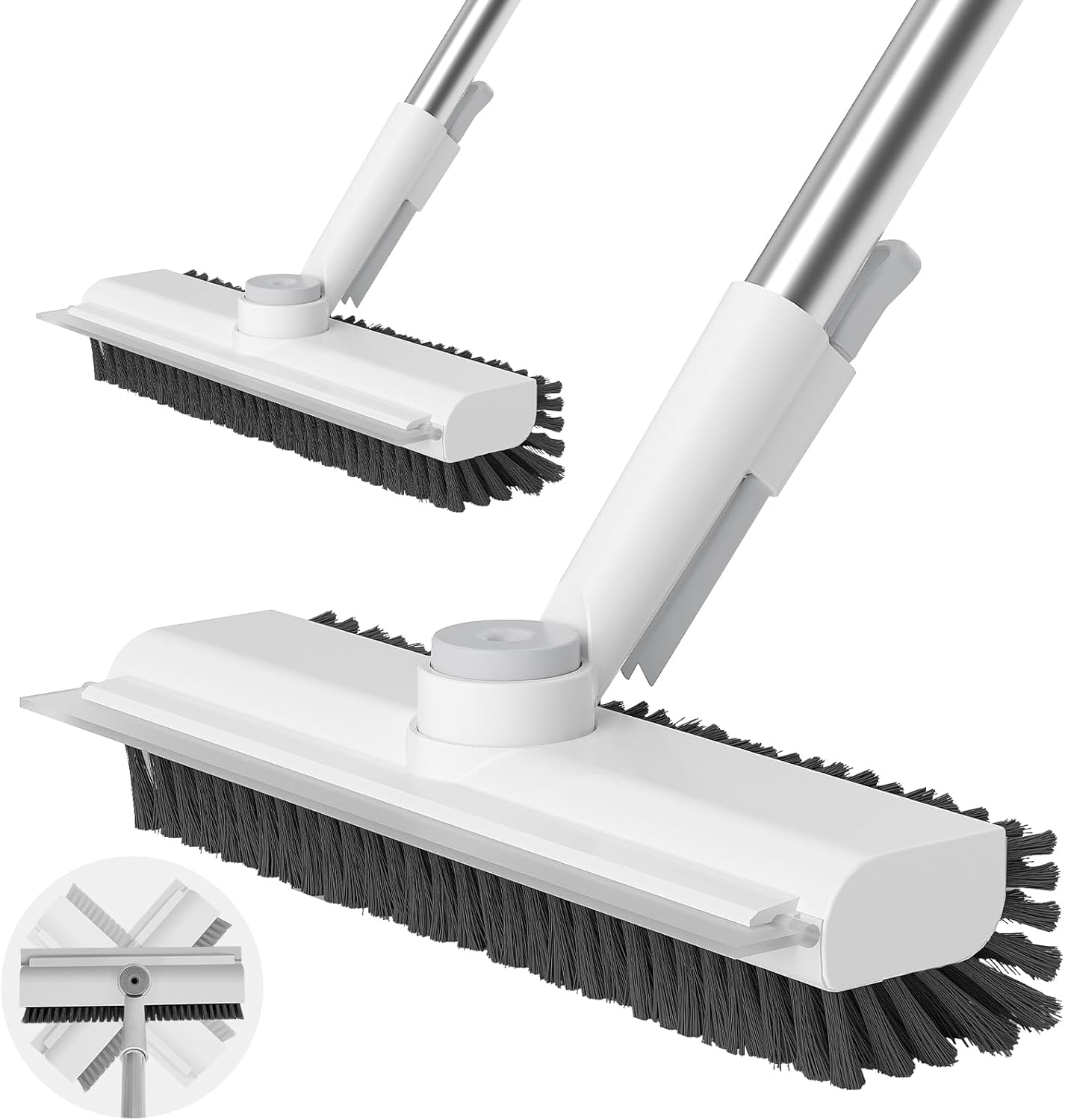 3-in-1 Long Handle Floor Scrub Brush