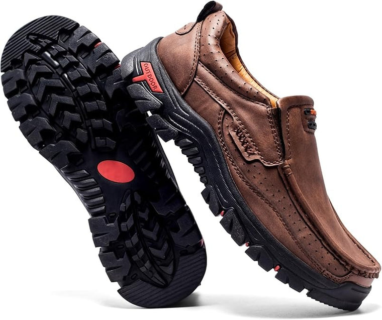 Orthopedic Walking Genuine Leather Slip-On Loafers