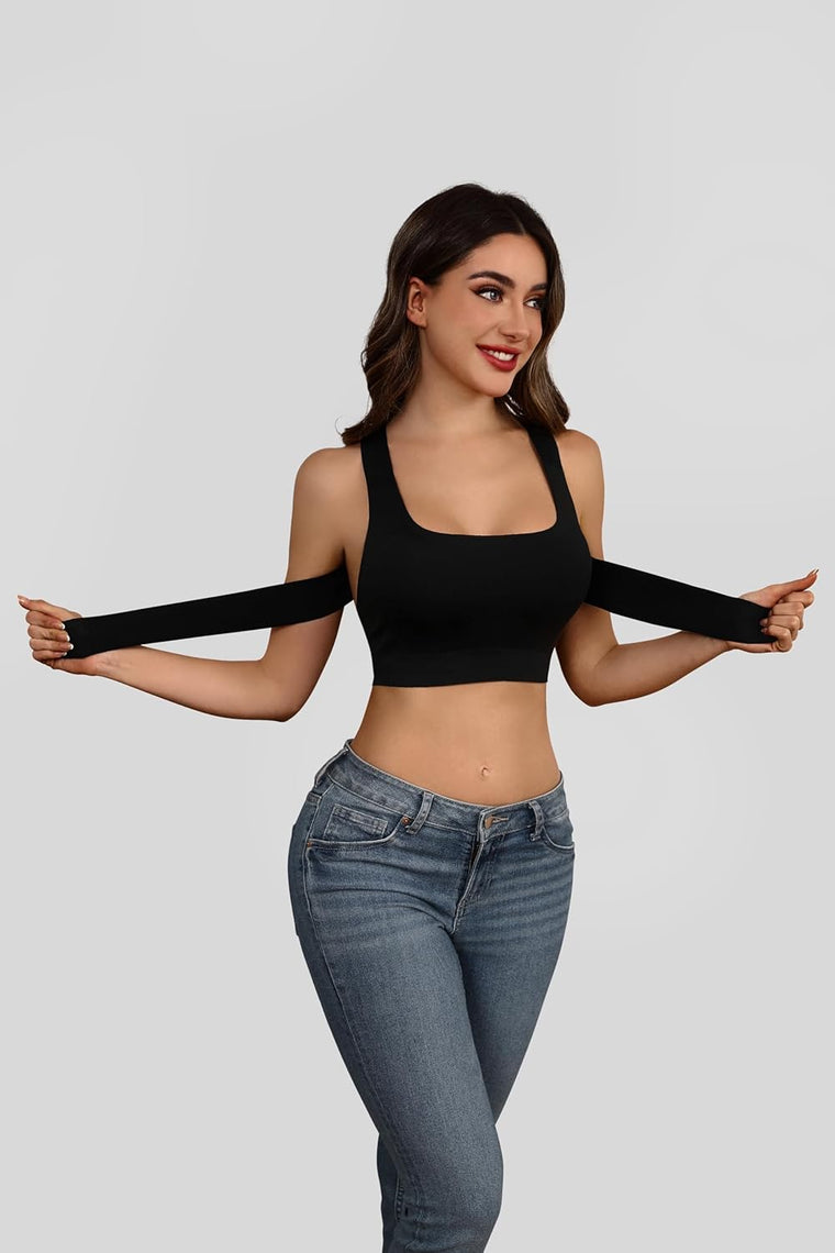 Adjustable Back-Support Sports Bra