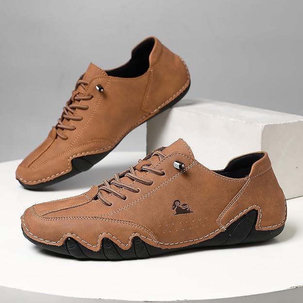Comfort Leather Orthopedic Walking Shoes