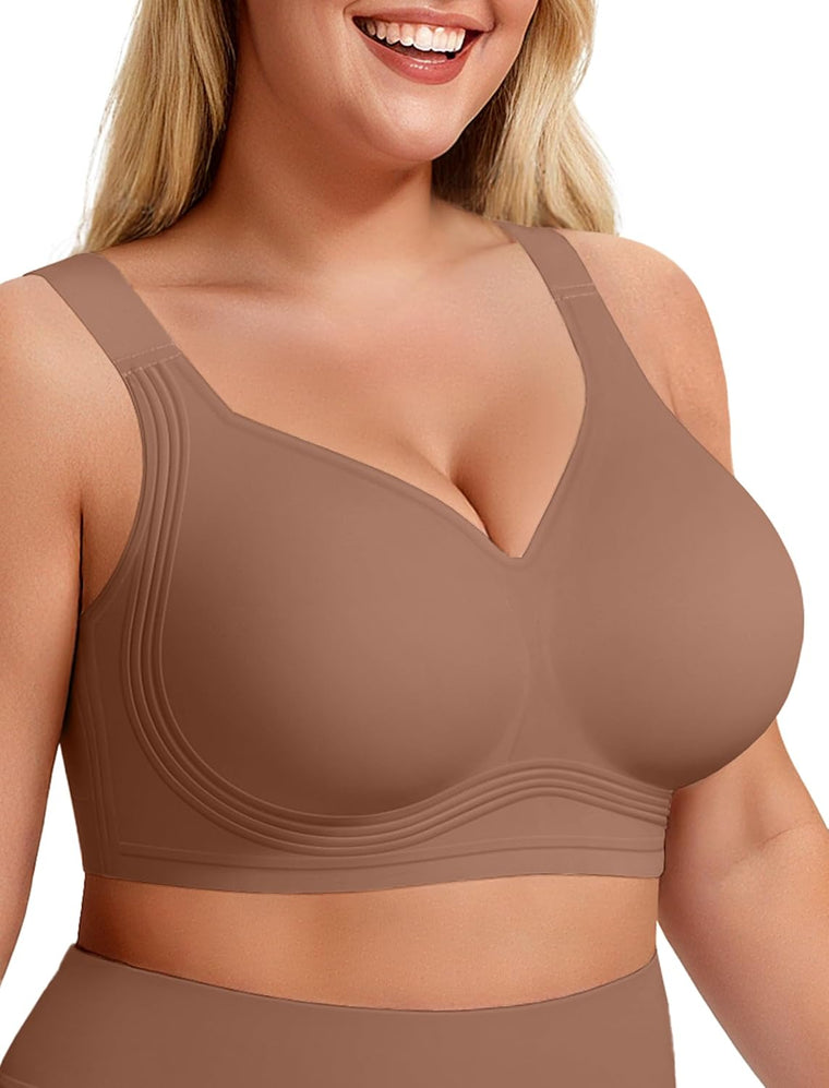 Supportive Wireless Full-Coverage Bra