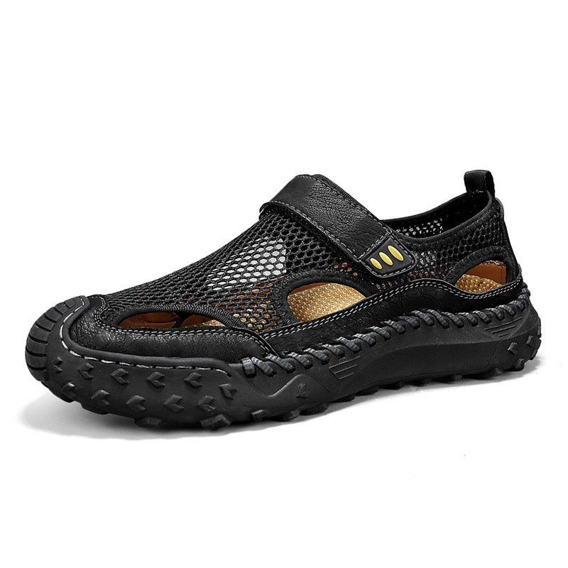 â�°Last Day! 60% OFF ğŸ”¥Men's   Cowhide Breathable Mesh Sandals