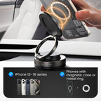 🔥🔄Um 360° verstellbarer magnetischer Handyhalter für den Saugnapf