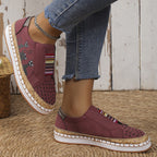 ðŸ”¥LAST DAY 70% OFF - Women Comfortable Hollow Lightweight Low Top Slip On