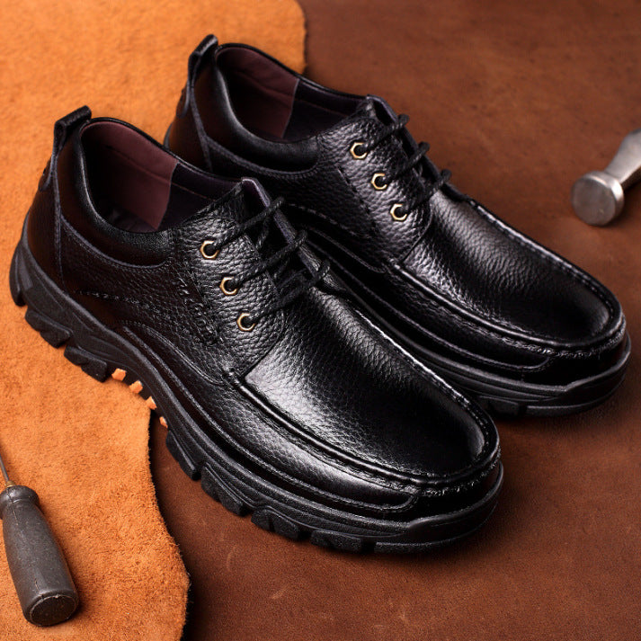 ðŸ”¥On This Week Sale 70% OFFðŸ”¥ Men's Cow Leather Waterproof Comfy Non Slip Soft Slip On Casual Shoes