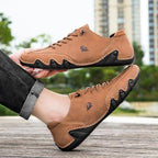 Comfort Leather Orthopedic Walking Shoes
