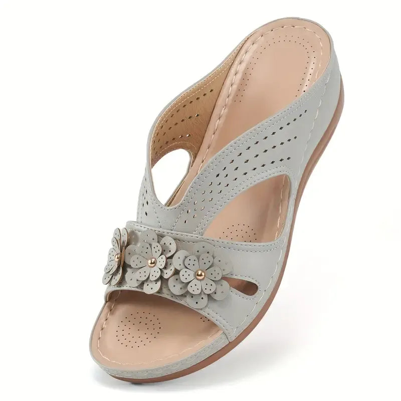 Women's Flowers Decor Arch Support Sandals