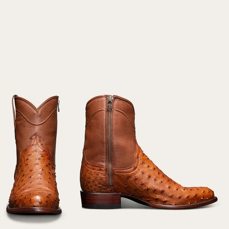 Western Shoes round Toe Men's Casual Men's Boots