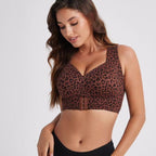 Posture Bra, women’s beige wireless bra, soft breathable non-removable molded cups
