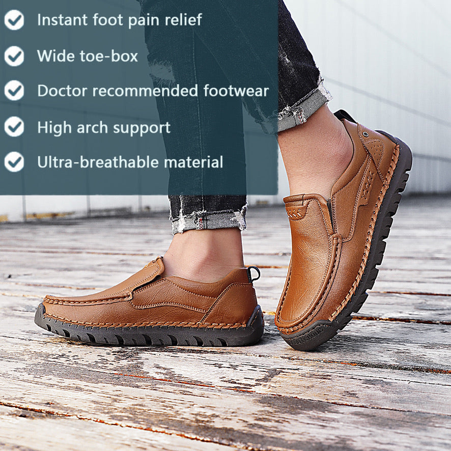 â�°Last Day! 60% OFF ğŸ”¥souatsoleÂ®Men's Handcrafted Cowhide Orthopedic Loafers