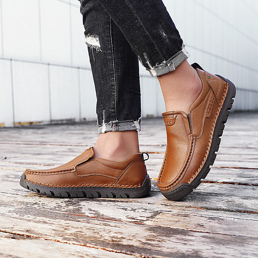 â�°Last Day! 60% OFF ğŸ”¥souatsoleÂ®Men's Handcrafted Cowhide Orthopedic Loafers
