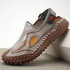 â�°Last Day! 60% OFF ğŸ”¥EnjerrÂ®Menâ€˜s Genuine Leather Mesh Breathable Outdoor Sandals