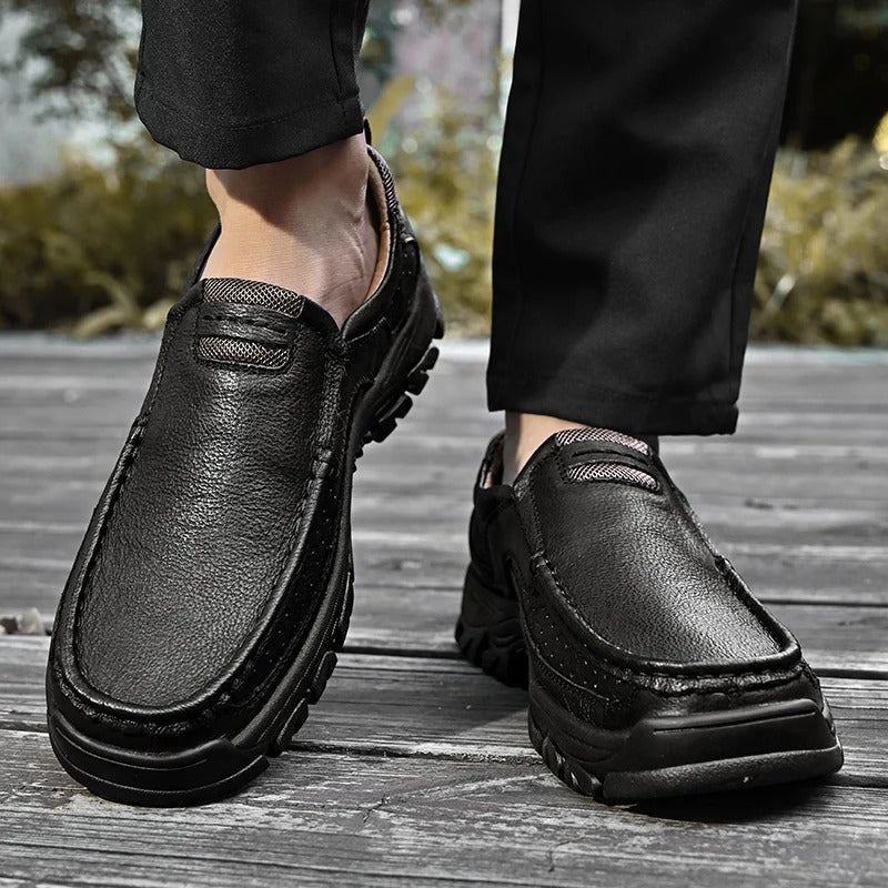 souatsole™ Orthopedic Walking Genuine Leather Slip-On Loafers