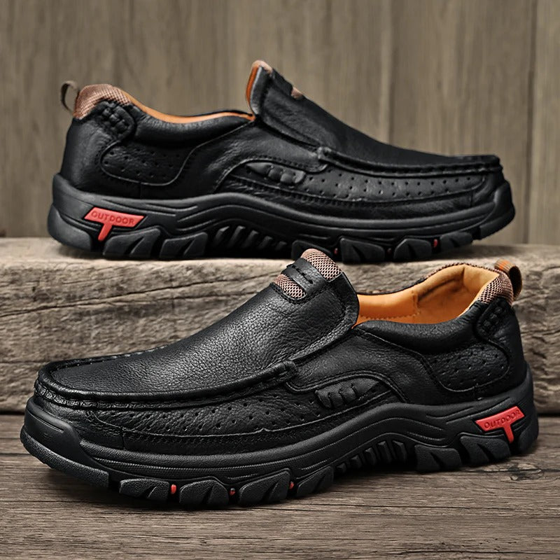 souatsole™ Orthopedic Walking Genuine Leather Slip-On Loafers
