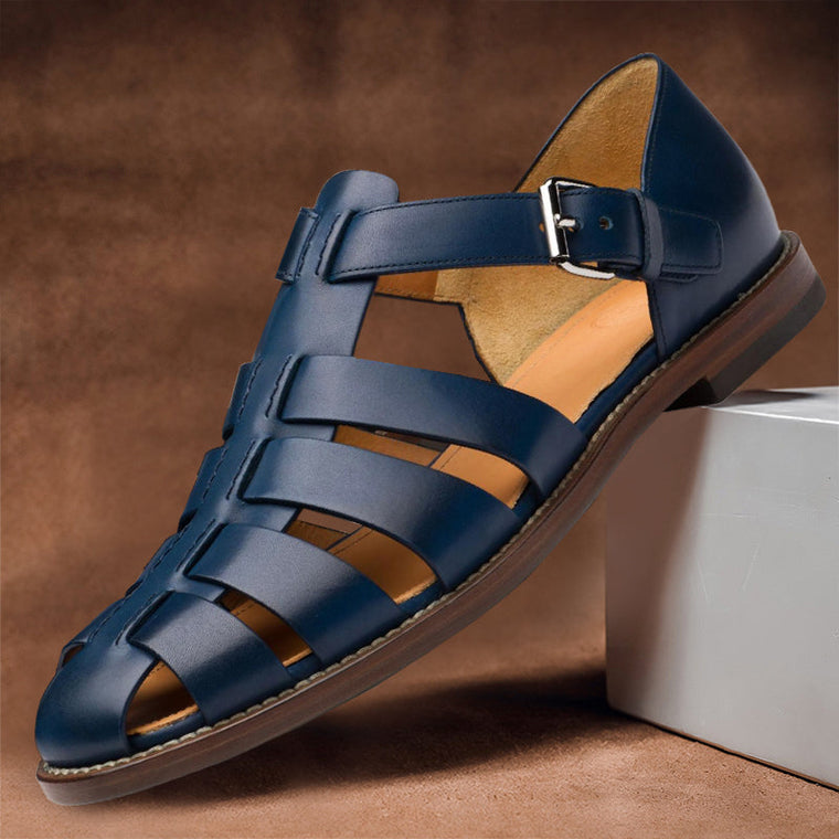 Men Flexible Leather Sandals