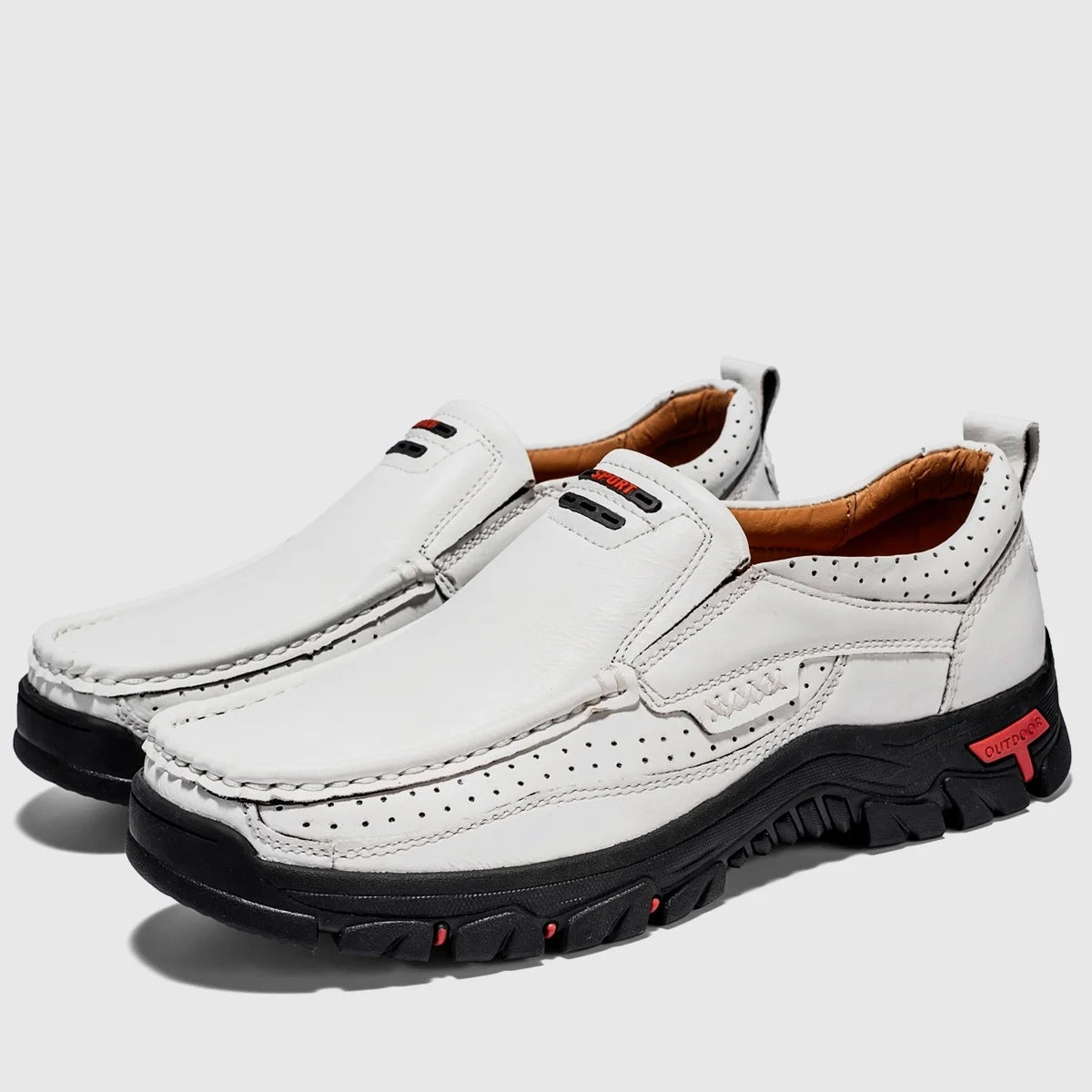 Orthopedic Walking Genuine Leather Slip-On Loafers